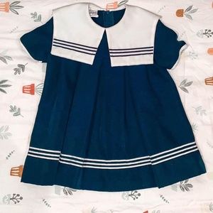 Girls Vintage Sailor Dress